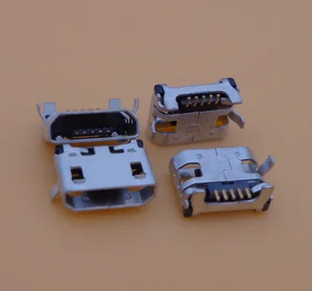 10шт Разъем Micro USB Jack Женский 5-контактный Разъем для зарядки Lenovo A10-70 A370E A3000 A3000H A5000 A7600 A7600H S910 S930