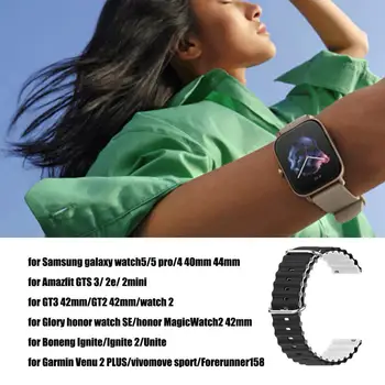 20 мм Ремешок Для Samsung GalaxyWatch 5 Сменный Ремешок Для Samsung Galaxywatch3 41 мм Watch4 40 мм 44 мм Браслет