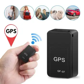 Mini GF-07 GPS В режиме длительного ожидания, Магнитный SOS-трекер, локатор, диктофон для системы определения местоположения транспортного средства/автомобиля/человека