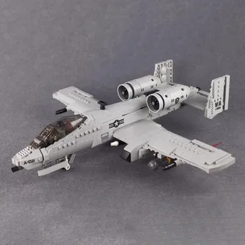 XB-06026 Высокотехнологичная Модель Авиационного Истребителя A10 Из Серии Battlefield Детские Сборные Игрушки, Блоки, Подарки Для Мальчиков