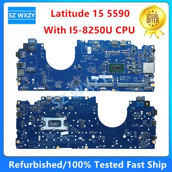 Восстановленная Материнская плата для ноутбука DELL Latitude 5590 с процессором I5-8250U CN-0F58TV 0F58TV F58TV DDM80 LA-F411P DDR4