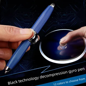 Креативная ручка с гироскопом на кончиках пальцев, новые вращающиеся игрушки для взрослых и детей, шариковая ручка с нейтральной декомпрессией, милая ручка, школьные принадлежности