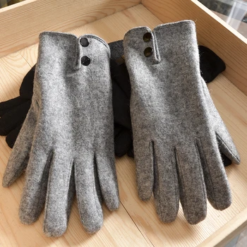 Мужские перчатки из шерсти мериноса, совместимые с сенсорным экраном, перчатки для вождения, мужские Зимние виды спорта на открытом воздухе, теплые, дышащие
