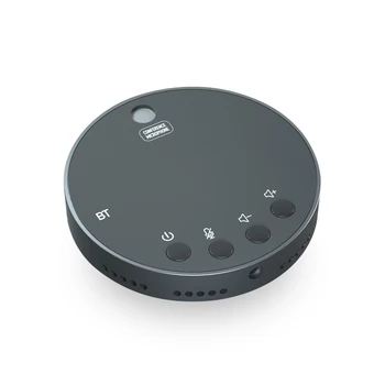 Настольный USB Конференц-громкоговоритель BT Микрофон Всенаправленный конденсаторный Plug & Play с функцией отключения звука/громкости динамика