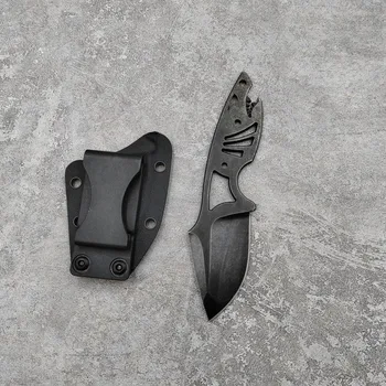 Нож с фиксированным лезвием из стали D2 Тактический Кемпинг Пешие прогулки Самооборона на открытом воздухе Прямой нож Для выживания EDC Инструменты