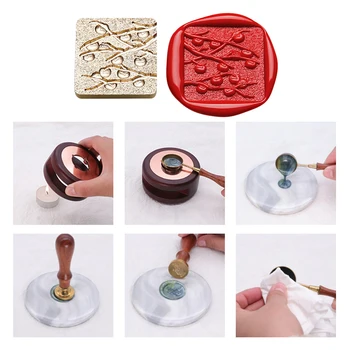 Печатающая головка марок китайской новогодней серии, 3D Рельефная Восковая печать, Медная головка, классический Винтажный пригласительный конверт для свадебной открытки