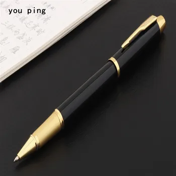Роскошная ручка, высококачественная черная ручка-роллер для офиса 064, канцелярские принадлежности для школьников