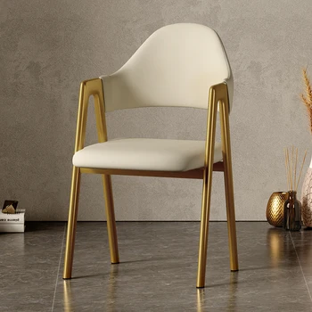 Роскошный Кухонный обеденный стул, Современный Металлический Офисный Кухонный обеденный стул, Металлическая дизайнерская отделка интерьера Cadeiras De Jantar