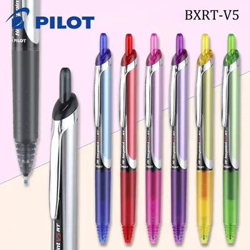 Цветная Гелевая Ручка PILOT BXRT-V5 Press Type V5 0,5 мм Черная Ручка С Чернилами Большой Емкости, Плавная Заправка Для Письма, Сменные Принадлежности Для Рукоделия
