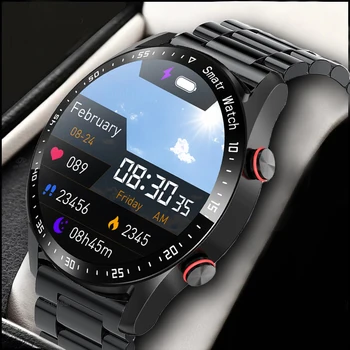 Экран смарт-браслета, смарт-часы с Bluetooth-вызовом, музыкальный плеер, мужские часы, спортивные водонепроницаемые роскошные умные часы для AMOLED Xiaomi