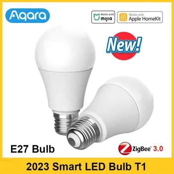 2023 Aqara Умная Светодиодная Лампа T1 Zigbee 3.0 С Дистанционным Управлением E27 220-240 В Для Xiaomi mi home APP Homekit