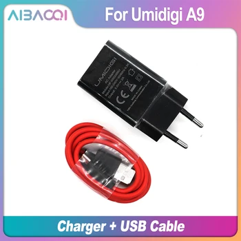 AiBaoQi Новый USB-Адаптер Зарядное Устройство EU Plug Travel Импульсный Источник Питания + Usb-Кабель Линия Передачи Данных Для Телефона Umidigi A9