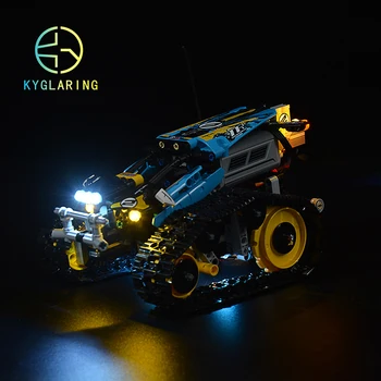 Kyglaring Led Light Kit Строительные блоки-каскадеры с дистанционным управлением для LEGO 42095 (в комплект входит только свет)
