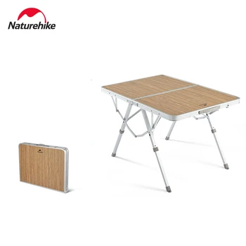 Naturehike MDF Портативный стол с алюминиевой рамой для кемпинга на открытом воздухе Переносной и подъемный стол для пикника