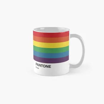 Pantone Pride Классическая Кружка с Фото Ручкой, Круглые Печатные Подарки, Дизайн, Изображение посуды, Простая Чашка, Чай, Кофе