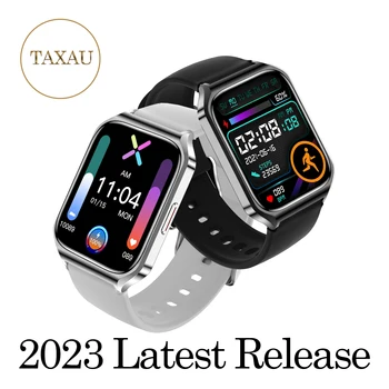 TAXAU 2023 Новые смарт-часы Sport Heart Rate Фитнес-часы IP67 Водонепроницаемые Bluetooth для Android ios смарт-часы с полным сенсорным экраном