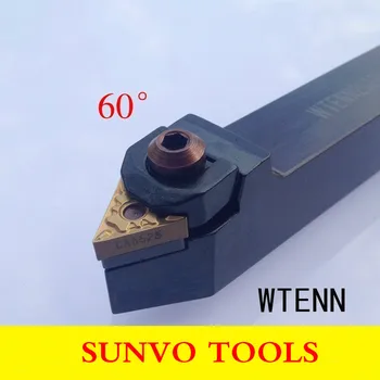 WTENN Внешние токарные инструменты WTENN1616H16/2020K16 Держатель инструмента с ЧПУ Использовать TNMG160404/TNMG160408 вставить WTENN1616H16 WTENN2020K16