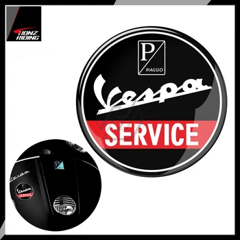 Для Vespa Service Sprint GTS GTV LX PX GS SS 50 125 150 200 300 300ie 3D Наклейка на Мотоцикл из смолы