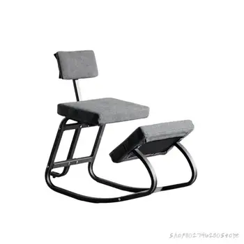 Домашний офис Эргономичные стулья для коленопреклонения Балансирующий стул для коленопреклонения Кресло-качалка для коленопреклонения для идеальной осанки Дети Дети со спинкой