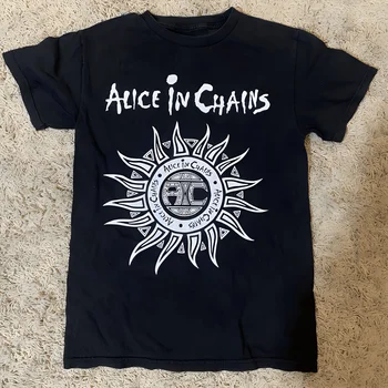 Крутая футболка Alice In Chains Tribal Sun в стиле Гранж Хэви-Метал Унисекс