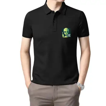 Мужская футболка с инопланетянином, 100% хлопок, забавная футболка для мужчин, футболка с аниме, Черная высококачественная летняя уличная одежда, футболка, мужская одежда 2023 года.