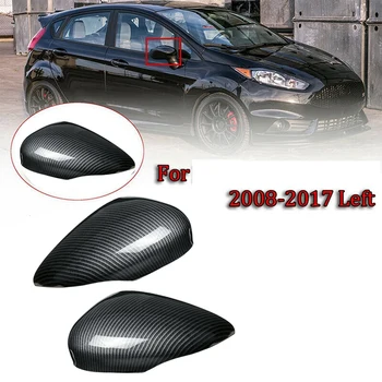 Накладка на боковое зеркало заднего вида из углеродного волокна для Ford Fiesta Mk7 2008 2009 2010 2011 2012 2013-2017
