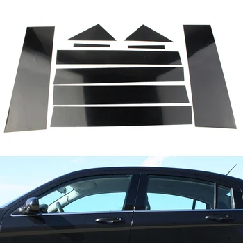 Наклейка на дверную стойку автомобиля, наклейка на панель отделки окна для Chrysler Town & Country 2008-2016, для Dodge Grand Caravan 2008-2021