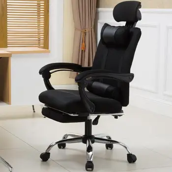 Офисное кресло для сидячего образа жизни Удобное Компьютерное кресло Домашняя Черная спинка Эргономичное Откидывающееся сиденье Сетчатое кресло
