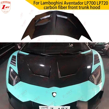Передняя крышка багажника из углеродного волокна Z-ART для LP700, LP720, LP750, передний капот багажника из углеродного волокна для Lamborghini Aventador 2011-2020