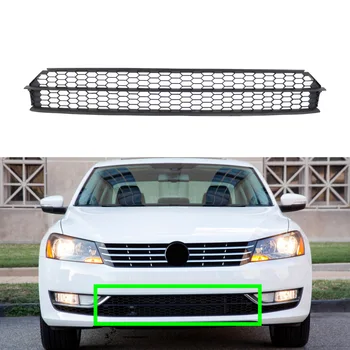 Подходит для центральной решетки переднего бампера автомобиля Volkswagen Passat 2012-2015 Нижняя решетка радиатора