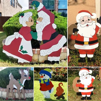 Рождественские украшения Сюрприз и интересное рождественское украшение для улицы-искусство сада и огорода Рождественский подарок на Новый 2022 год