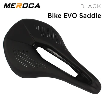 Седло горного велосипеда MEROCA EVO Hollow Design 145*242 мм из искусственной кожи MTB, дорожный велосипед, складное велосипедное седло для мужчины