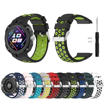 Силиконовый ремешок для Huawei Watch GT Cyber Sport Резиновый оригинальный ремешок для часов двухцветный для Huawei GT Cyber Wristband Браслет