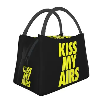 Термоизолированные сумки для ланча Kiss My Airs, женская Многоразовая сумка для ланча для кемпинга, путешествий, хранения еды, коробка для еды