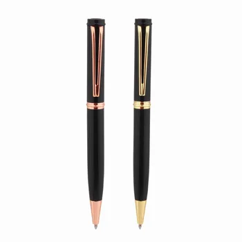 Шариковая ручка класса люкс 921 золотисто-черная для делового офиса, новые канцелярские принадлежности для школьников, ручки для письма